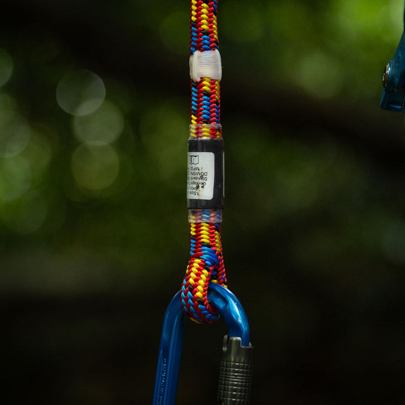 Yale XTC Blue Tongue 11.7mm Climbing Rope - Yellow / Red / Blue - 1 Splice