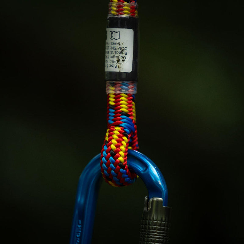 Yale XTC Blue Tongue 11.7mm Climbing Rope - Yellow / Red / Blue - 1 Splice