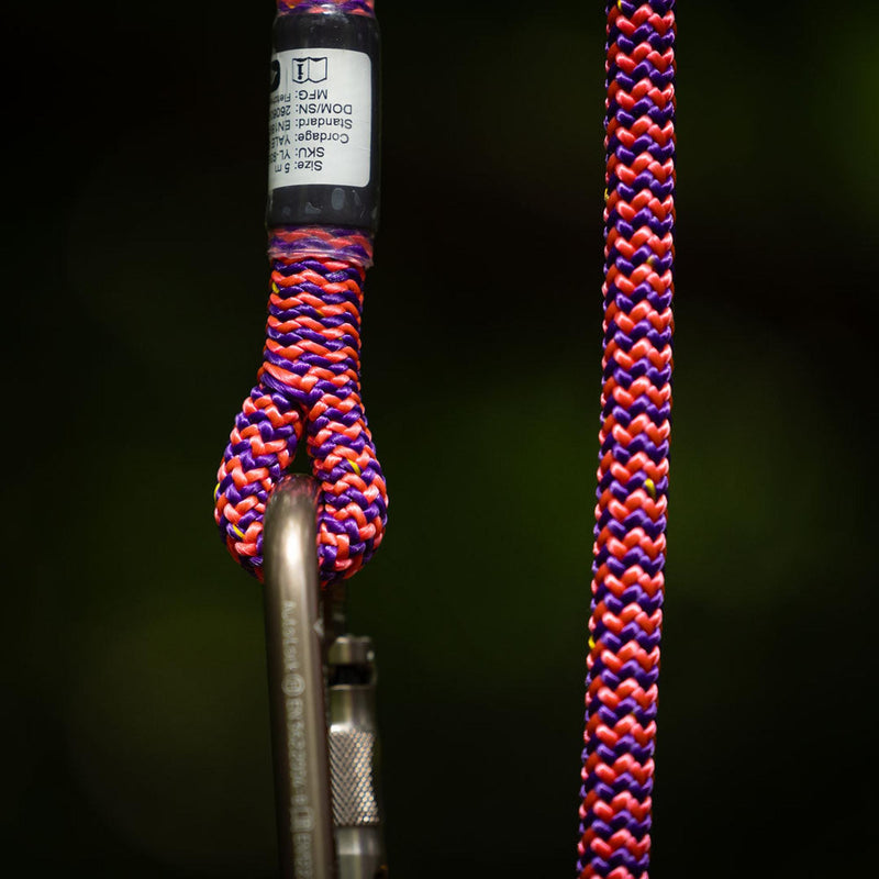 Yale XTC Calamine 11.7mm Climbing Rope - Pink / Purple - 1 Splice
