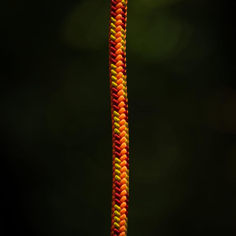 Yale XTC Fire 12.6mm Climbing Rope - Orange / Red / Yellow - 1 Splice