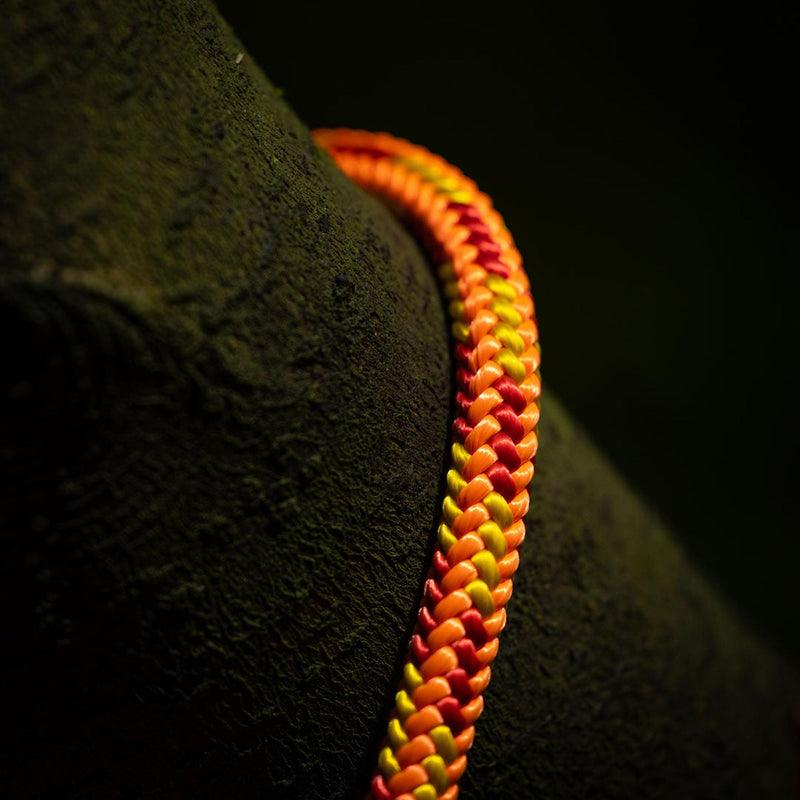 Yale XTC Fire 12.6mm Climbing Rope - Orange / Red / Yellow - 1 Splice