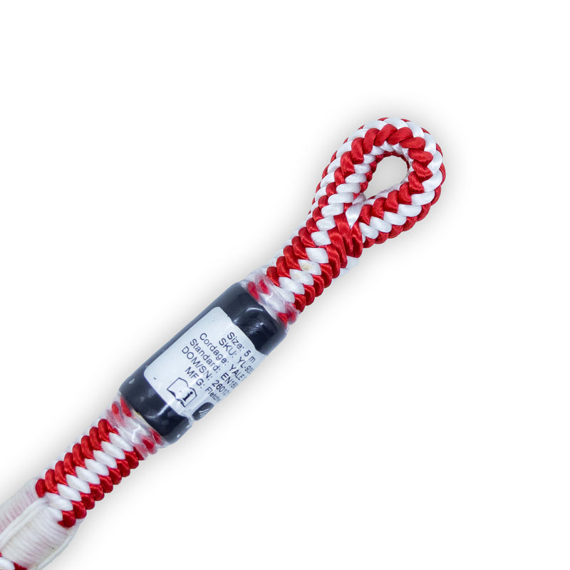 Yale XTC Plus 12.6mm Climbing Rope - Red / White - 1 Splice