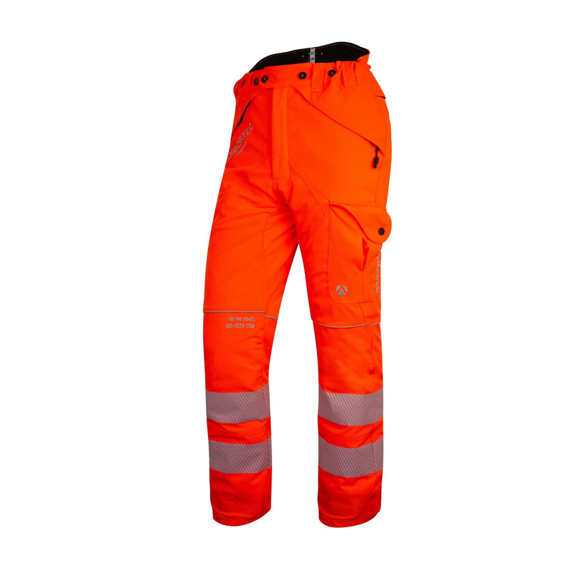 Arbortec Breatheflex Type C Chainsaw Trousers - Hi-Viz Orange