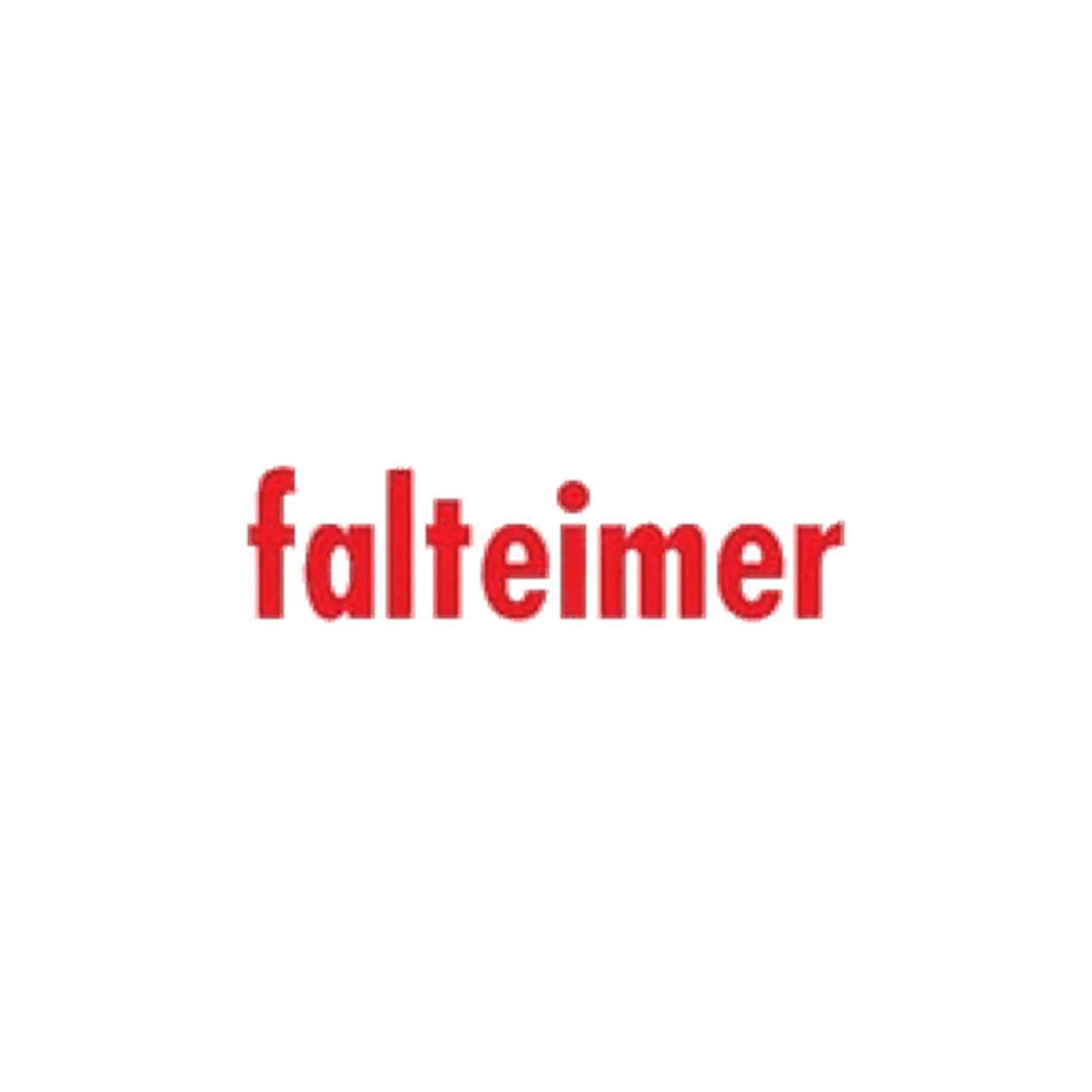 Falteimer written in red on white background