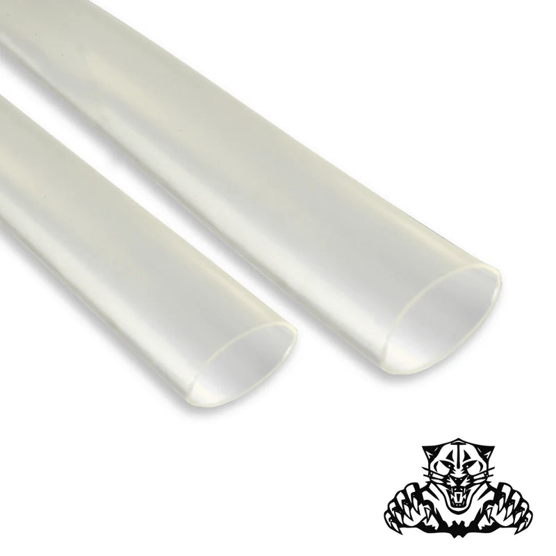 White Tiger Heat Shrink Tubing Clear 38.1mm to 13.5mm - Per Metre